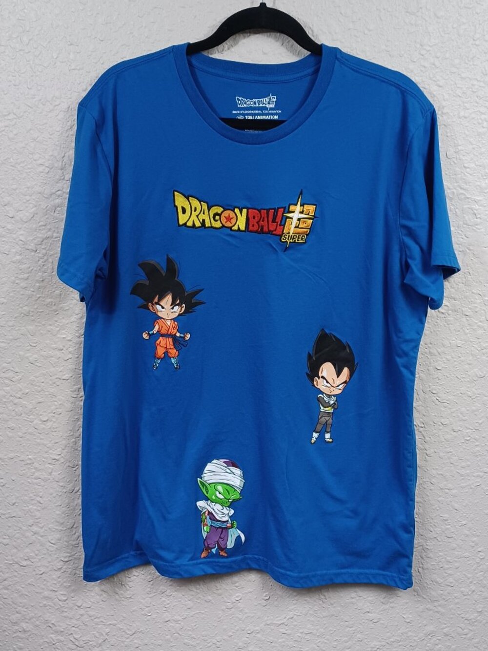 Dragon Ball Z Mens T shirt XL Blue Toei Animation